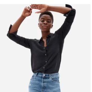 Everlane The Clean Silk Relaxed Shirt